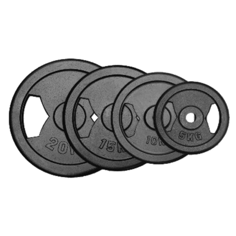 POWER-EXTREME Weight Plate With 2 Grip-Holes, Cast Iron, 30mm