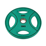 POWER-XTREME Weight Plate With 4 Grip-Holes, Polyurethane, Multicolored, 50mm