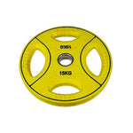 POWER-XTREME Weight Plate With 4 Grip-Holes, Polyurethane, Multicolored, 50mm