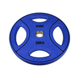 POWER-XTREME Weight Plate With 4 Grip-Holes, Polyurethane, Multicolored, 50mm