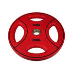 POWER-XTREME Weight Plate With 4 Grip-Holes, Polyurethane, Multicolored, 50mm