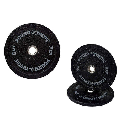POWER-XTREME Weight Plate, Bumper Plate, Rubber Granules, 51mm