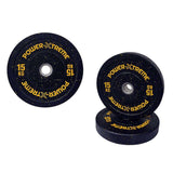 POWER-XTREME Hantelscheibe, Bumper Plate, Gummigranulat, 51mm