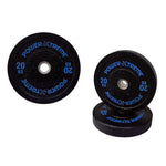 POWER-XTREME Hantelscheibe, Bumper Plate, Gummigranulat, 51mm