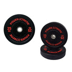 POWER-XTREME Hantelscheibe, Bumper Plate, Gummigranulat, 51mm