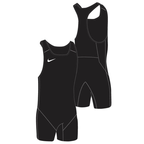 Nike Men's Weightlifting Singlet - Gewichthebertrikot - Black/Black