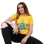 Wahlanders T-Shirt, Yellow-Blue